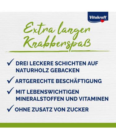 Vitastras Kr cker for Rats - Sugar & Grain Free Treats with Spelled Apple Vitamins & Minerals (2 Pieces) - Buy Online on GoSupps.com