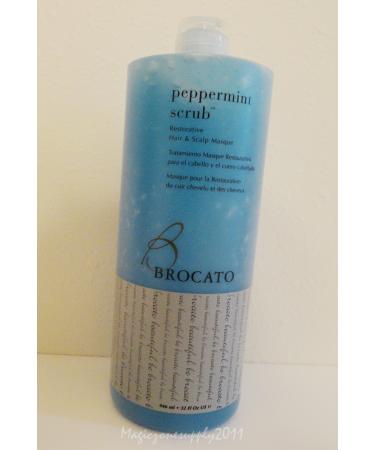 Brocato Peppermint Scrub - Restorative Hair & Scalp Masque (32 oz)
