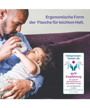 Lansinoh Baby Bottle Set - NaturalWave Teat Size M 240ml 4 Pack - Ideal for International Shipping - Buy Online on GoSupps.com