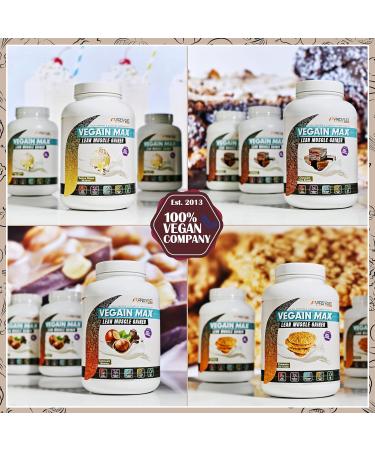 Buy Vegan Weight Gainer Chocolate Hazelnut 2x3kg | 570+ Kcal Pro Portion | High Protein 30% | Lactose-Free & Maltodextrin-Free | International Shipping - Buy Online on GoSupps.com