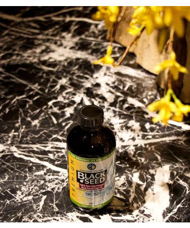 Premium Cold-Pressed Black Seed Oil - Amazing Herbs | High Strength Pure Black Cumin Oil (240ml) - Buy Online on GoSupps.com
