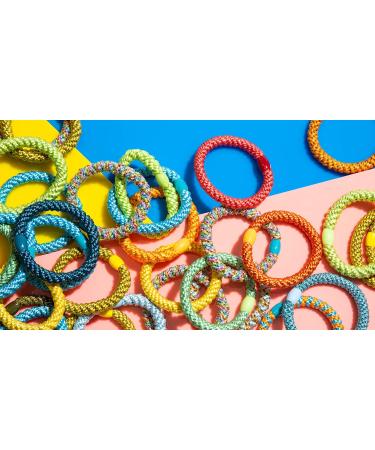 L. Erickson Narrow Grab & Go Pony Variety 10-Pack - Neutral Multi | Elastic Hair Ties Set for Women | Hair Accessories - Buy Online on GoSupps.com