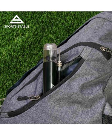 Sports Stable Dual Action Ball Pump with 5 Needles & Adaptor - Black | For Football, Basketball, Soccerball, Volleyball & More - Buy Online on GoSupps.com