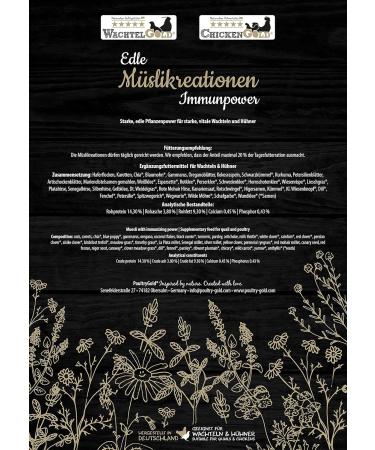 WachtelGold Creating Immunpower 550g cereal - varied cereal for quail chicken duck geese etc. - Buy Online on GoSupps.com