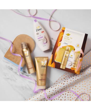 Dove Time to Glow Gradual Self Tan Collection Set with a Tan Applicator for Her 3 Piece - Buy Online on GoSupps.com
