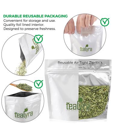 Tealyra Premium Kukicha Twig Kabuse Green Tea - 100g - Organically Grown - Mild Nutty Flavor - High Antioxidants - Low Caffeine - Loose Leaf Japanese Tea - Buy Online on GoSupps.com