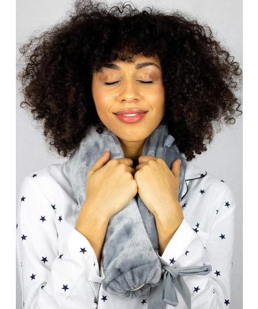 YUYU Bottle Luxury Fleece Fluffy Hot Water Bottle Neck Wrap Available in Grey & More Colors | International Shipping - Buy Online on GoSupps.com