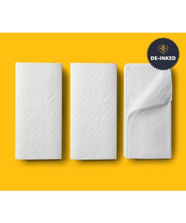 AmazonCommercial 2-Layer V-Fold Paper Towels - 3750 Medium White Sheets (15 Packs of 250) - Interfold Waste Towels for Easy Dispensing - Ideal for International Shipping - Buy Online on GoSupps.com