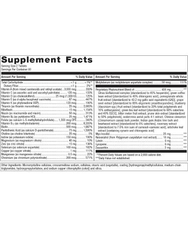 Metagenics Essential Wellness Duo: OmegaGenics EPA-DHA 10000 & PhytoMulti Without Iron - Daily Multivitamin for Overall Health & Aging - 60 Tablets - Buy Online on GoSupps.com