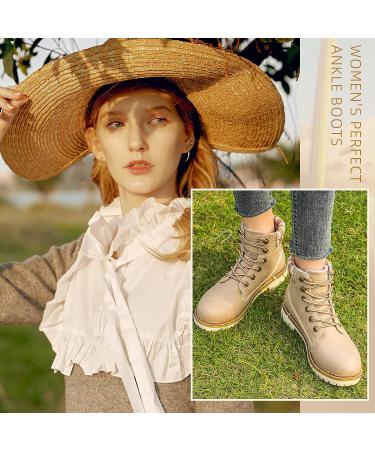 KKYC Women's Hiking Boots - Outdoor Non Slip Casual Boot in Desert Taupe - Size 8.5 - Buy Online on GoSupps.com