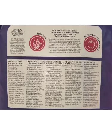 Amazon Brand Lifelong Mini Dental Sticks for Small Dogs - Grain-Free Chicken Formula 56g (Pack of 8) - International Shipping Available - Buy Online on GoSupps.com