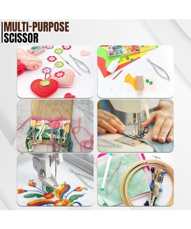 HARAMS Cuticle Spring Scissors Extra Fine Professional Precision Stainless Steel Nose Ear Facial Hair Thread Embroidery Trimming Scissors Stratum Corneum Scissors for Eyebrows Eyelashes Dry Skin - Buy Online on GoSupps.com