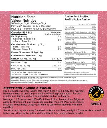 PRO-SURGE Clear Protein Powder Summerberry Lemonade Flavor 454g - 30 Servings 25g Plant-Based Protein Isolate - Sugar-Free Dairy-Free Soy-Free Gluten-Free Clear & Refreshing Juice-Like Drink - Buy Online on GoSupps.com