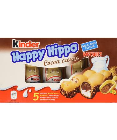 Kinder Happy Hippo - Cocoa, CASE, 10x(20.7g x 5)