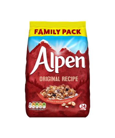 Alpen No Added Sugar Swiss Style Muesli Wholegrain Oat Wheat Breakfast - 1.1kg