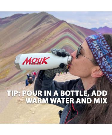 MOUK Energy Workout Gel - All Natural Dragon Fruit Flavor Vegan & Gluten Free 10 Pack | Easy Digestion Essential Electrolytes Chia Seeds - Buy Online on GoSupps.com