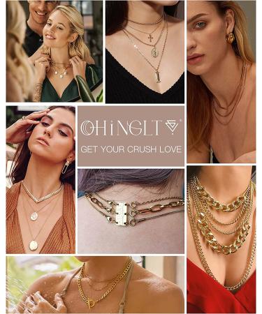 Lucky Necklace Layering Clasps Separator | 18K Gold & Silver Plated Triple Necklace Clasps for Women | Stackable Chains Closure - Buy Online on GoSupps.com