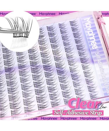 Self Adhesive Eyelash Clusters | Natural Glue-Free Lash Extensions - C Curl Wispy 9-12MM | Easy Lash Kit - Buy Online on GoSupps.com
