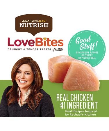 Rachael Ray Nutrish Cat Treats Bundle - Wheelies Chicken, Soft Spots Salmon, Love Bites Chicken - 6 Packs Each - 30 Ounce Total - Buy Online on GoSupps.com