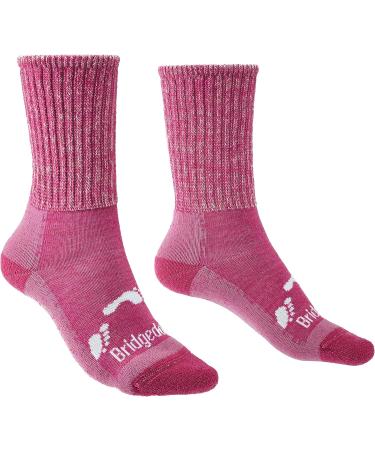 Bridgedale Unisex Kids Explorer Heavyweight Merino Comfort Socks XL - Rose | International Shipping Available - Buy Online on GoSupps.com