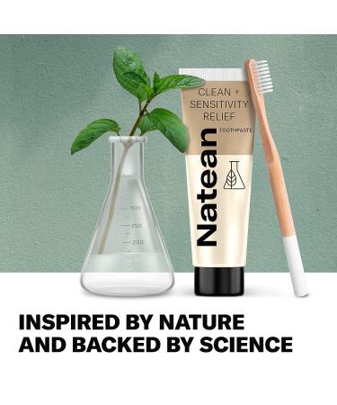 Natean Clean Sensitivity Relief Toothpaste - 4.7 Oz Tube, Citrus Orange Spearmint - Buy Online on GoSupps.com