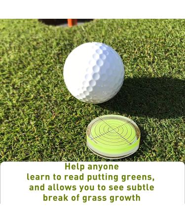 Golf Green Reader Pro Putt Ball Marker with Bubble Level - High Precision Putting Aid | 40x10mm - Buy Online on GoSupps.com