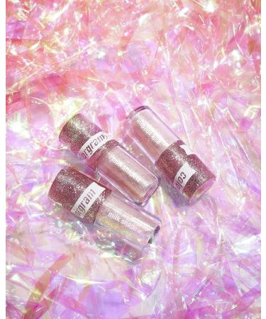 COLORGRAM Milk Bling Shadow - 01 Double Star | Pigmented Liquid Glitter Eyeshadow - Buy Online on GoSupps.com