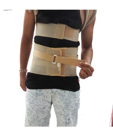 Wonder Care Posture Corrector Brace for Scoliosis & Kyphosis - Lower Back Pain Relief Belt for Men & Women - XXL 2X-Large Beige - Buy Online on GoSupps.com