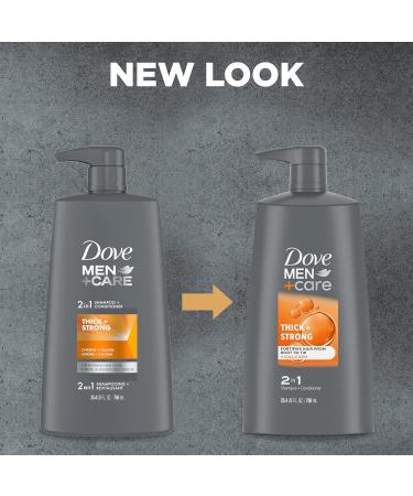 Dove Men+Care Lot de 4 shampoings et apr s-shampoing fortifiants 2 en 1 Nettoie et purifie les cheveux pais et forts renforce et recharge Hair Vigor 720 1 g - Buy Online on GoSupps.com