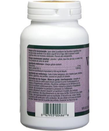 Prairie Naturals Vinpocetine with Blueberry Softgel - 120 Count Blueberry 120 count (Pack of 1) - Buy Online on GoSupps.com