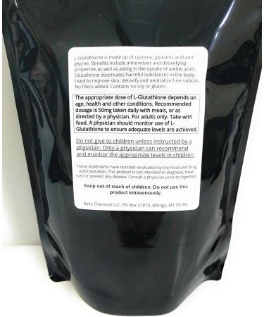 Pure L-Glutathione Reduced Pharma Grade (1 lb) - High-Quality Antioxidant Supplement - Buy Online on GoSupps.com