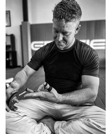 Bighorn Athletics Pro Series Jiu-Jitsu Finger Tape - 8 Rolls with Tin Holder Extra Strength Residue-Free 0.3-Inch Black - International Shipping Available - Buy Online on GoSupps.com