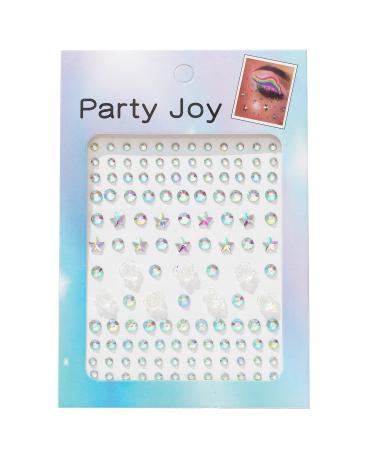 Face Gems Jewels Rhinestones for Women Body Eye Face Crystal Rhinestones Stickers Glitters Flowers Hair Face Rhinestones Rave Party Hair Makeup Euphoria Temporary Tattoos Roses Gems for Festival