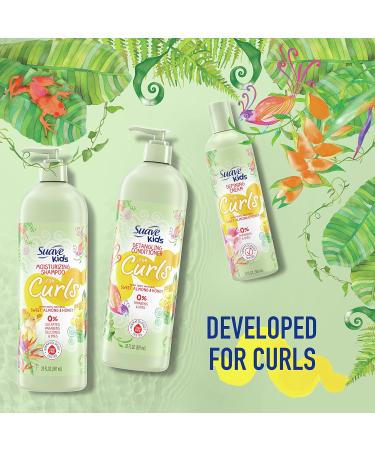 Suave Kids Naturals Tear-Free Sulfate Free Shampoo for Kids Curls - Sweet Almond & Honey - 20 oz - Dermatologist Tested - Buy Online on GoSupps.com