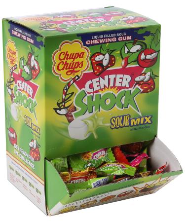 Centre Shock Sour Bubblegum by Chupa Chups (Box of 200)