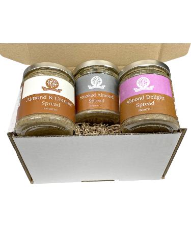 Nutural World - Special Almond Nut Butter Collection - Smooth (Set of 3) - 170g - Buy Online on GoSupps.com
