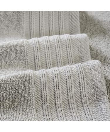 Amrapur Overseas 6-Piece Yarn Dyed Diamond Gate Jacquard Towel Set in Seafoam - Standard Size - Buy Online on GoSupps.com