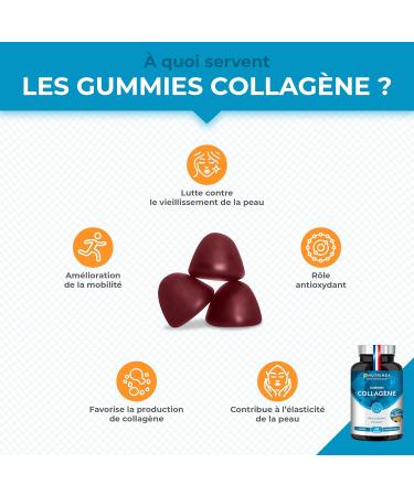 VERISOL COLLAGEN GUMMIES - Type I Hydrolyzed Collagen Peptides - Rich in Vitamin C - Skin Hydration - Protects Bones & Joints - 60 Gummies - Nutrimea - Made in France - Buy Online on GoSupps.com