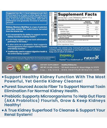 Stone Solution Capsules- Natural Dissolver Kidney Stone Support & Kidney Cleanser 60 Servings + Bio Fiber Kidney Cleanse Detox & Repair - Restorative Kidney Support & Kidney Supplement 2.5LBS - Buy Online on GoSupps.com