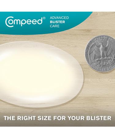 Compeed Advanced Blister Care Cushions 10 Count Medium Pads - 1 Pack - Heel Blister Patches - Foot Blister Prevention and Treatment - Hydrocolloid Waterproof Bandages - Buy Online on GoSupps.com