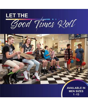 CHICAGO SKATES Men's Classic Roller Skates - Premium Black Quad Rink Skates - Size 8 - Buy Online on GoSupps.com