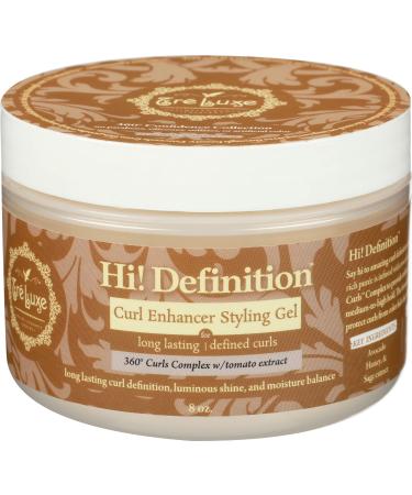 TRELUXE Hi! Definition Curl Enhancer Styling Gel  8 FZ 8 Ounce (Pack of 1)