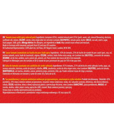 3FOODIES Bolognese Salsiccia | Pasta sauce with spicy Italian salsiccia | With peppers & black pepper 400 g - Buy Online on GoSupps.com