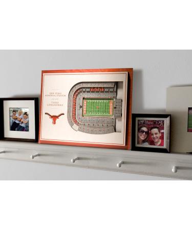 YouTheFan NCAA StadiumViews 5-ply Texas Longhorns | 17 x 13 Team Colors - International Shipping Available - Buy Online on GoSupps.com