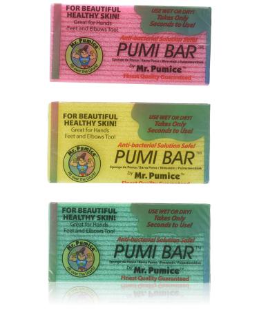 Mr. Pumice Callus Remover Pumi Bar Pedicure Stone & Foot Scrubber, 6 Count (Pack of 1)