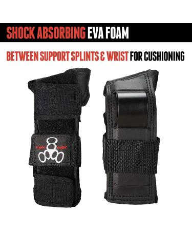 Triple Eight Wristsaver Wrist Guards for Skateboarding - Medium (1 Pair) | Strap Closure - Buy Online on GoSupps.com