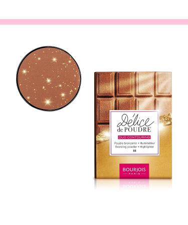 Bronze and Glow with Bourjois Delice De Poudre Duo Bronzing Powder and Highlighter - 55 - Buy Online on GoSupps.com