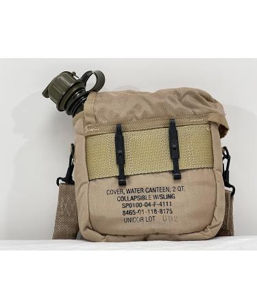 2 Quart Military Water Canteen with Insulated Carrier and Shoulder Sling - Buy Online on GoSupps.com