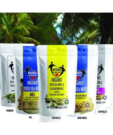High Potency Sea Moss & Bladderwrack Powder 300g | Vegan | Immune Support | Non GMO | Dr Sebi Recommended - Buy Online on GoSupps.com