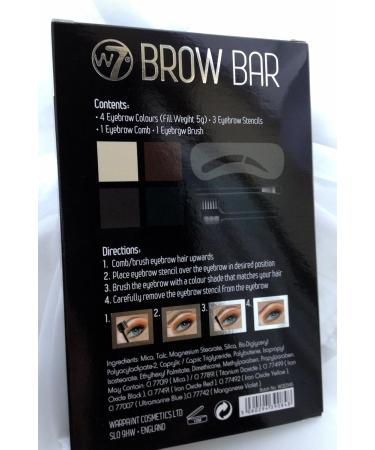 W7 Brow Bar Eyebrow Stencil Kit - Perfect Arches for All | International Shipping Available - Buy Online on GoSupps.com